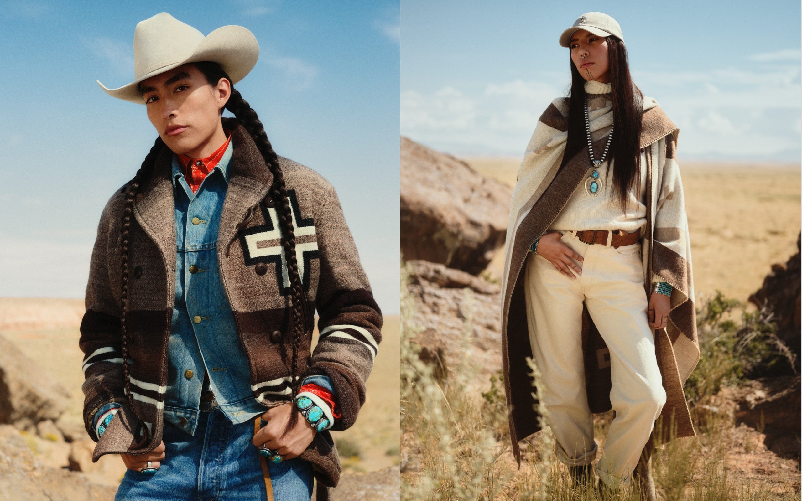  <strong>LOVE OF THE LAND</strong><br/> <span>Polo Ralph Lauren x Naiomi Glasses, the inaugural collaboration for the Ralph Lauren Artist in Residence program, honours Navajo heritage and centuries-old wearing traditions</span>  <br/> 