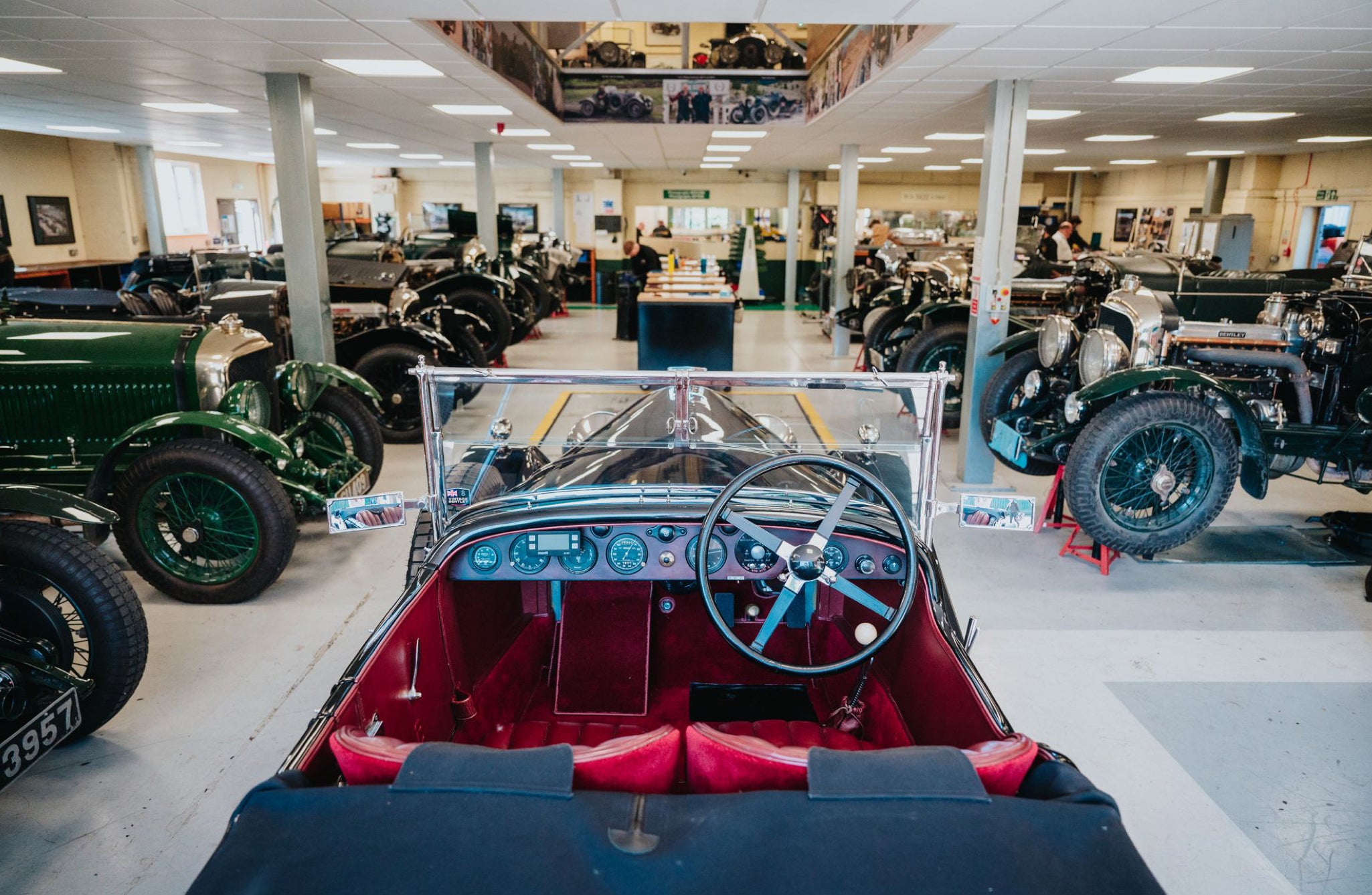 <strong>THE BIG FIX</strong><br/><span>Inside the immaculate garage of Vintage Bentley, where the mechanics use only original tools or recreations made in-house.  Is it ever challenging to find the exact thing needed? “Well, it’s only taken 28 years,” says William Medcalf, the founder</span>