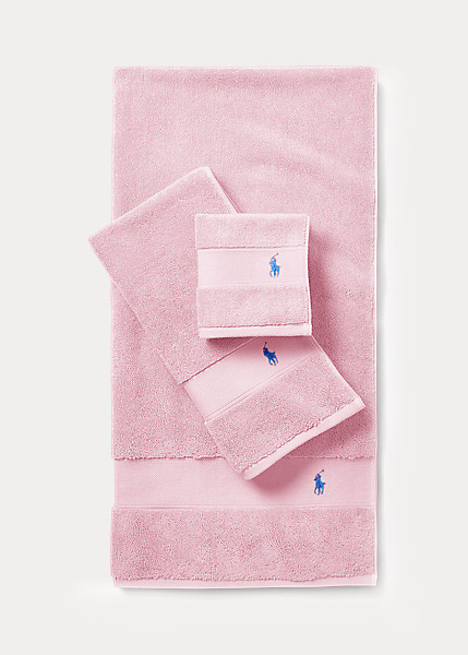 Ralph Lauren Peachy Pink Set of 2 Bath Towels Peach Bath Towel, Ralph  Lauren Towel, Pink Bath Towel 